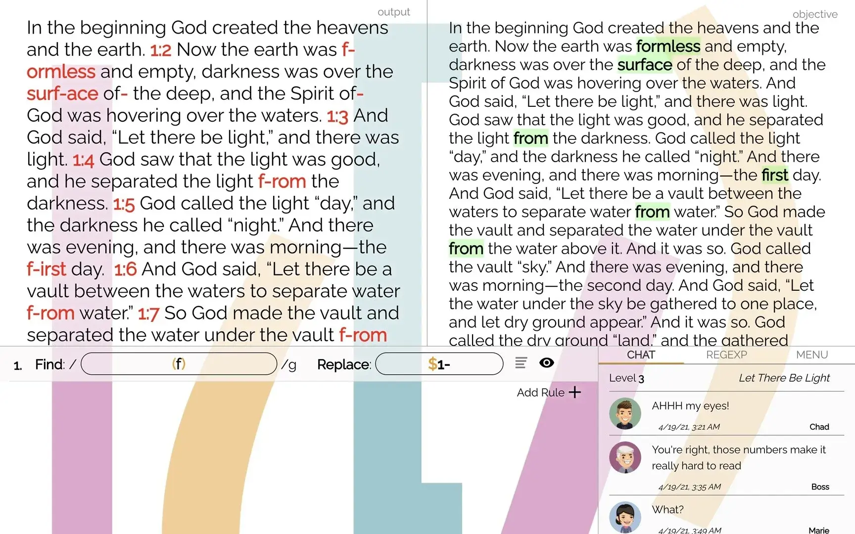 Copy Editor: A RegEx Puzzle thumbnail 4